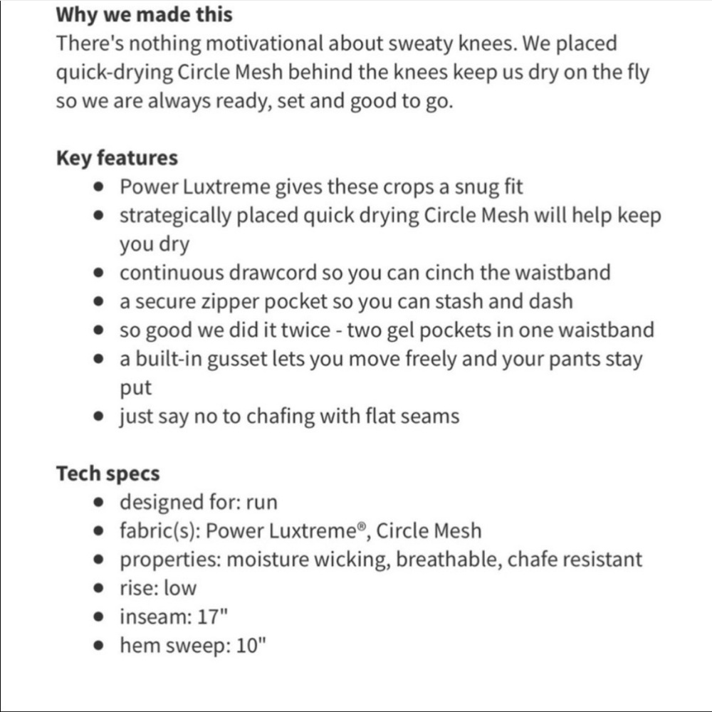 Lululemon Striped Cropped Raspberry Leggings - image 7